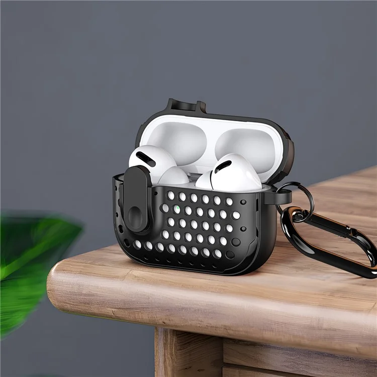 DUX DUCIS PECM Series per Apple AirPods con custodia di ricarica (2016) / (2019) / AirPods con custodia di ricarica wireless (2019) Copertura per auricolari - Bianco