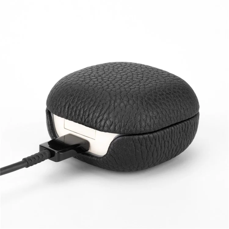 Bulk Purchasing For Samsung Galaxy Buds 2 Earphone Case Top-Layer Cowhide Leather+PC Sleeve