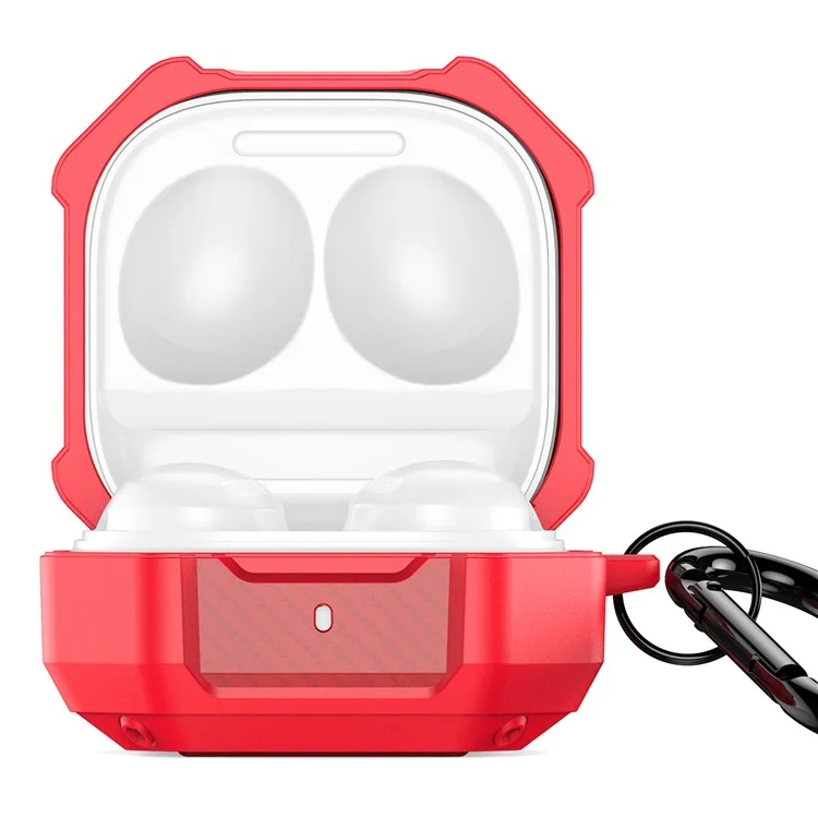 DUX DUCIS SECB Series for Samsung Galaxy Buds Live / Buds Pro / Buds2 / Buds2 Pro Earphone Case with Hanging Hook - Red