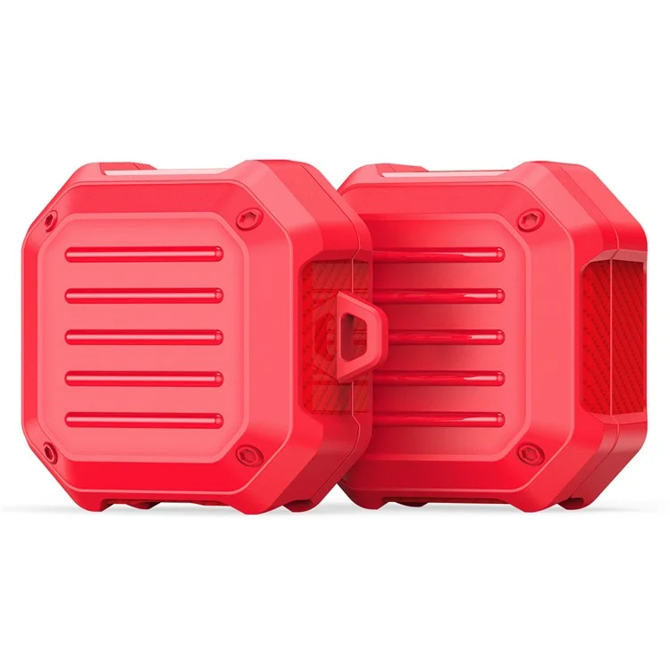 DUX DUCIS SECB Series for Samsung Galaxy Buds Live / Buds Pro / Buds2 / Buds2 Pro Earphone Case with Hanging Hook - Red