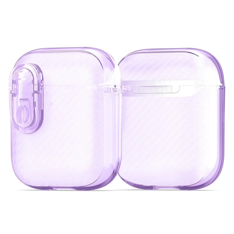 DUX DUCIS PECK Series per Apple AirPods con custodia di ricarica (2016) / (2019) / AirPods con custodia di ricarica wireless (2019) Custodia anti-caduta - Viola