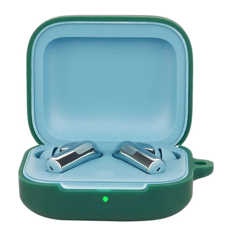 For OnePlus Buds 3 Silicone Case Bluetooth-compatible Headset Sleeve Cover with Buckle - Yellow