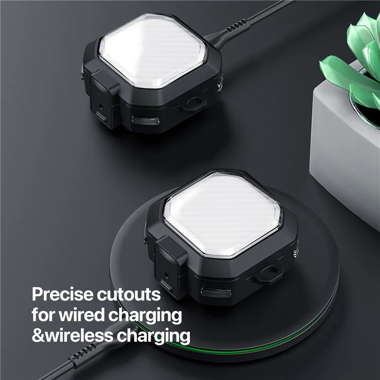 DUX DUCIS SECE Series for Samsung Galaxy Buds Live  /  Buds Pro  /  Buds2  /  Buds2 Pro  /  Buds FE Earphone Case Anti-scratch Cover - Black