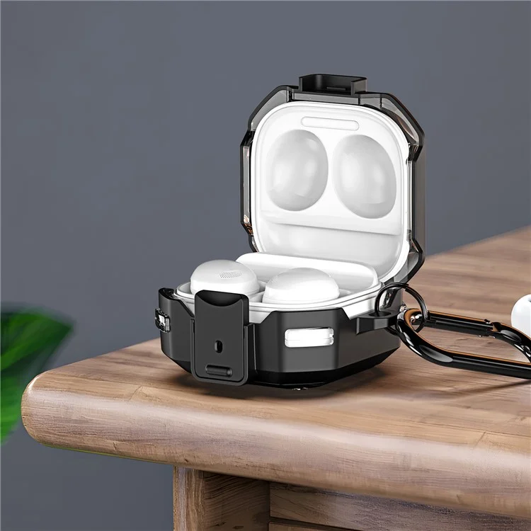 DUX DUCIS SECE Series for Samsung Galaxy Buds Live  /  Buds Pro  /  Buds2  /  Buds2 Pro  /  Buds FE Earphone Case Anti-scratch Cover - Black