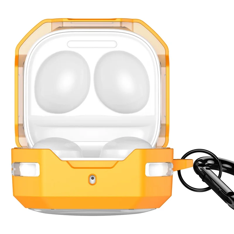 DUX DUCIS SECC Series para Samsung Galaxy Buds Live / Buds Pro / Buds2 / Buds2 Pro / Buds FE Estuche para Auriculares con Mosquetón - Amarillo