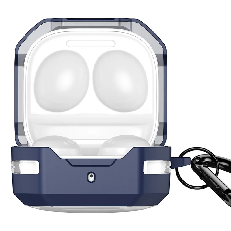 DUX DUCIS SECC Series for Samsung Galaxy Buds Live  /  Buds Pro  /  Buds2  /  Buds2 Pro  /  Buds FE Earbuds Case with Carabiner - Dark Blue