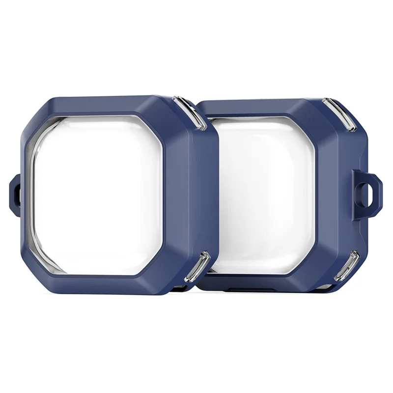 DUX DUCIS SECC Series for Samsung Galaxy Buds Live  /  Buds Pro  /  Buds2  /  Buds2 Pro  /  Buds FE Earbuds Case with Carabiner - Dark Blue