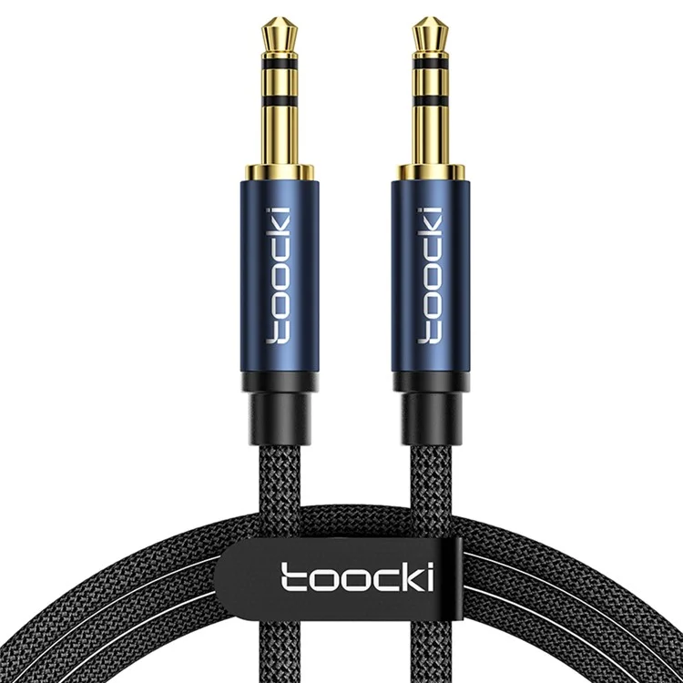 Toocki Q-pyp05 Cable de Cable Estéreo 3m 3.5 mm Cable de Audio Auxiliar Masculino a Masculino - Azul