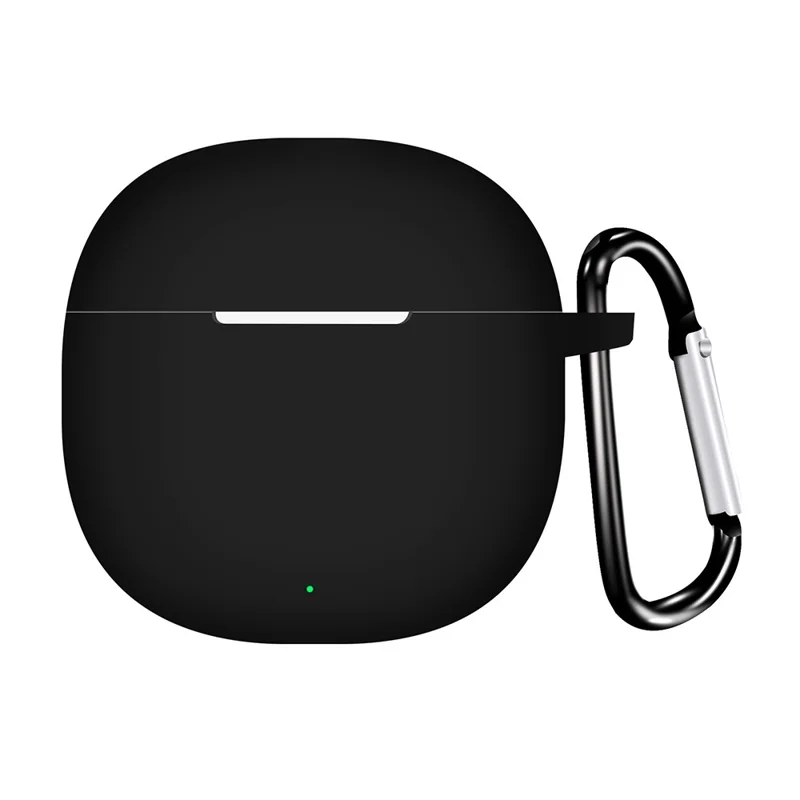 For Honor Earbuds X6 Bluetooth-compatible Earphone Silicone Case Anti-drop Cover with Hanging Buckle - Blackish Green