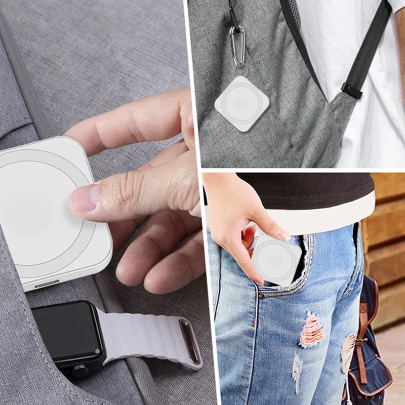 3 in 1 Magnetic Wireless Charger 15W Fast Charging Dock for iPhone/Apple Watch/AirPods - Green