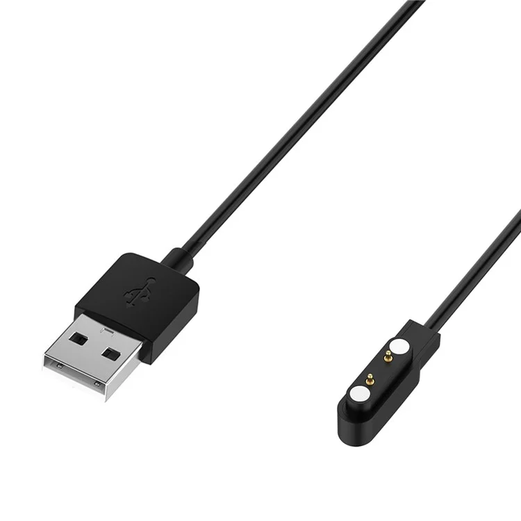 Para Haylou Solar Plus LS16 / Xplora XG02 Dock de Carregamento Magnético de Relógio com Cabo de 60CM - Preto
