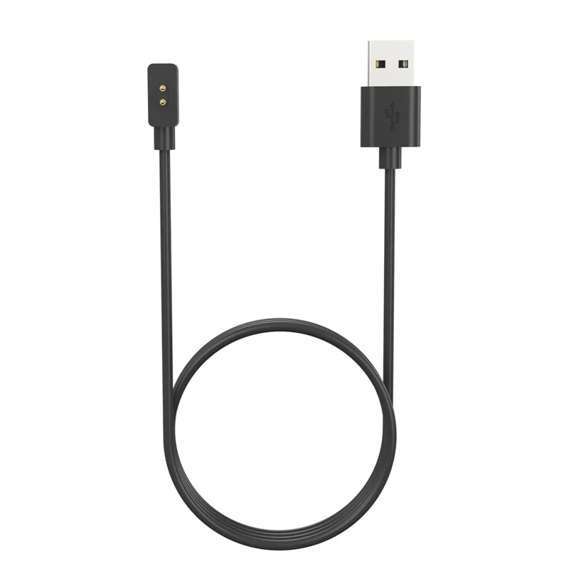Para Xiaomi Redmi Watch 4 / Watch 3 Active / Smart Band 8 / 8 Pro / 8 Active / Redmi Band 2 Cabo de Carregamento Magnético, 1m - Preto