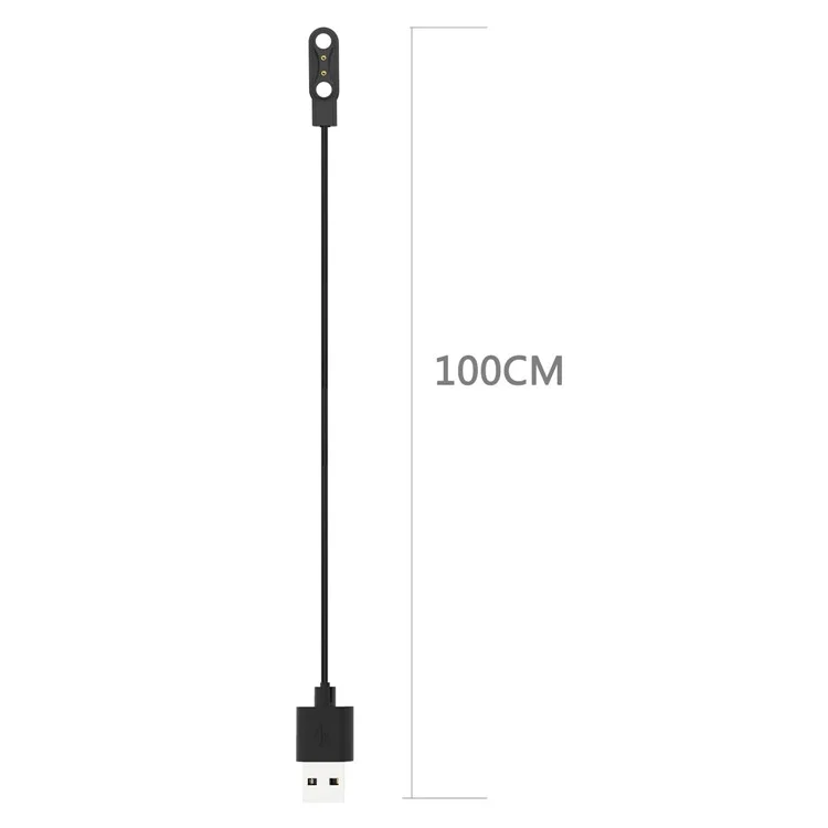 For LUONENG KW30 USB Magnetic Watch Charger Charging Dock with 100CM Cable