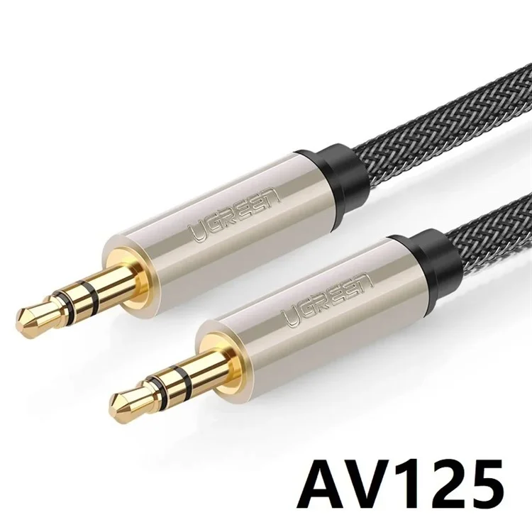 UGREEN 40782 3m Braided Audio Cable 3.5mm Male to Male AUX Extension Cord for Speaker TV