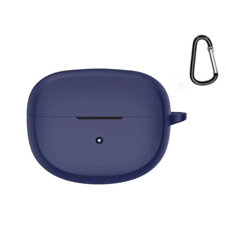 Para Bose Ultra Open Case Anti-dust Flexible Silicone Earbu Cover with Carrying Buckle - Azul Escuro