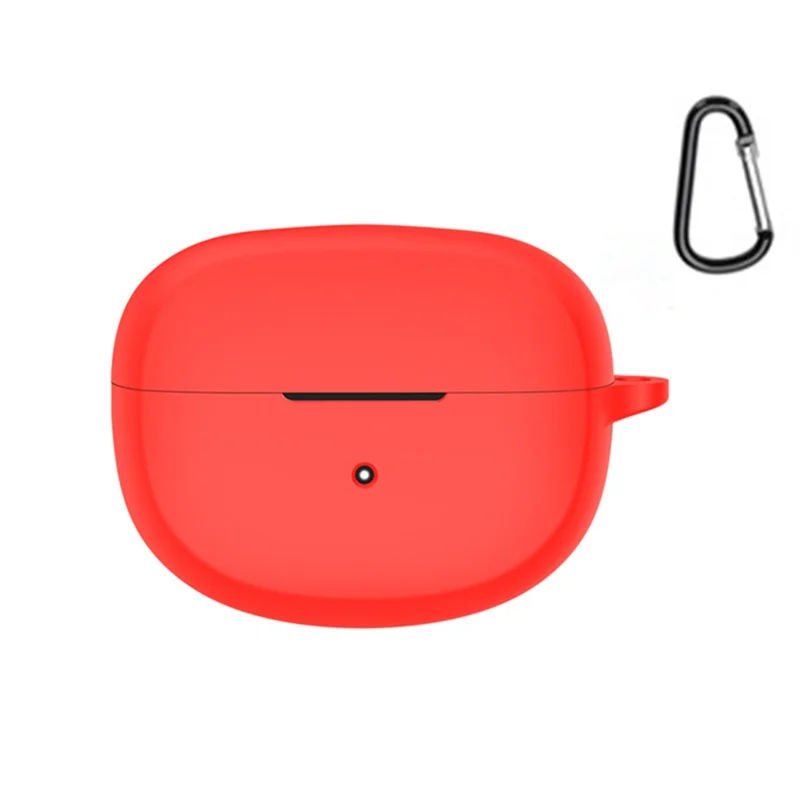 For Bose Ultra Open Case Anti-dust Flexible Silicone Earbu Cover with Carrying Buckle - Red