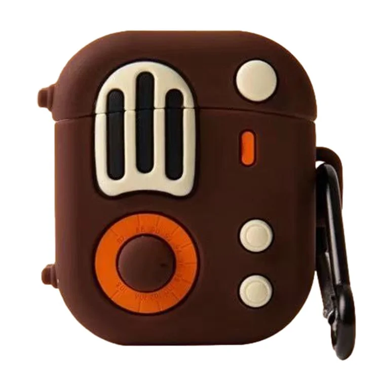 Per Beats Fit Pro Carino Cartoon Copertura Protettiva Auricolare Bluetooth Silicone Anti-graffi Manica - Radio Marrone