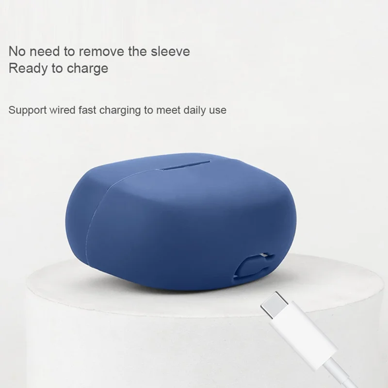 For Bose Ultra Open Earbuds Bluetooth-compatible Earphone Silicone Case Anti-dust Cover with Hanging Buckle - Black