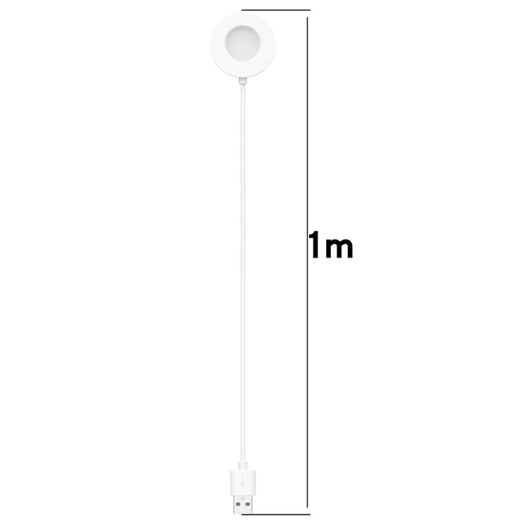 Für Xiaomi Watch S1 Pro Smartwatch Ladegerät Ladeplatz mit Silikon-Displayhalterung - Weiß