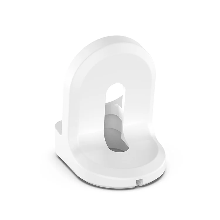 Für Xiaomi Watch S1 Pro Smartwatch Ladegerät Ladeplatz mit Silikon-Displayhalterung - Weiß
