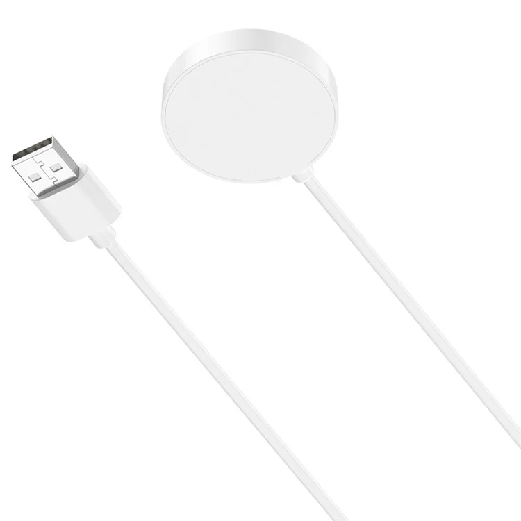 Für Xiaomi Watch S1 Pro Smartwatch Ladegerät Ladeplatz mit Silikon-Displayhalterung - Weiß