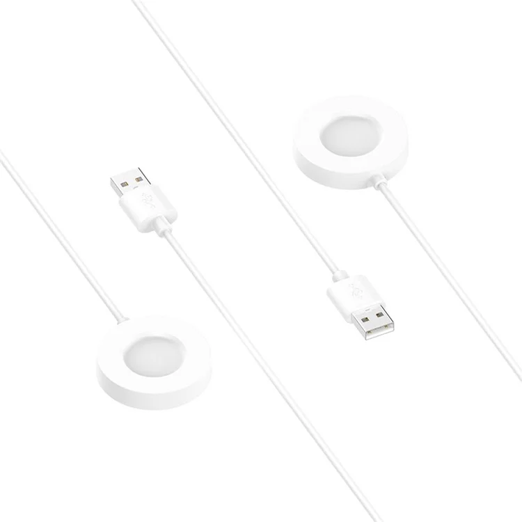 Für Xiaomi Watch S1 Pro Smartwatch Ladegerät Ladeplatz mit Silikon-Displayhalterung - Weiß