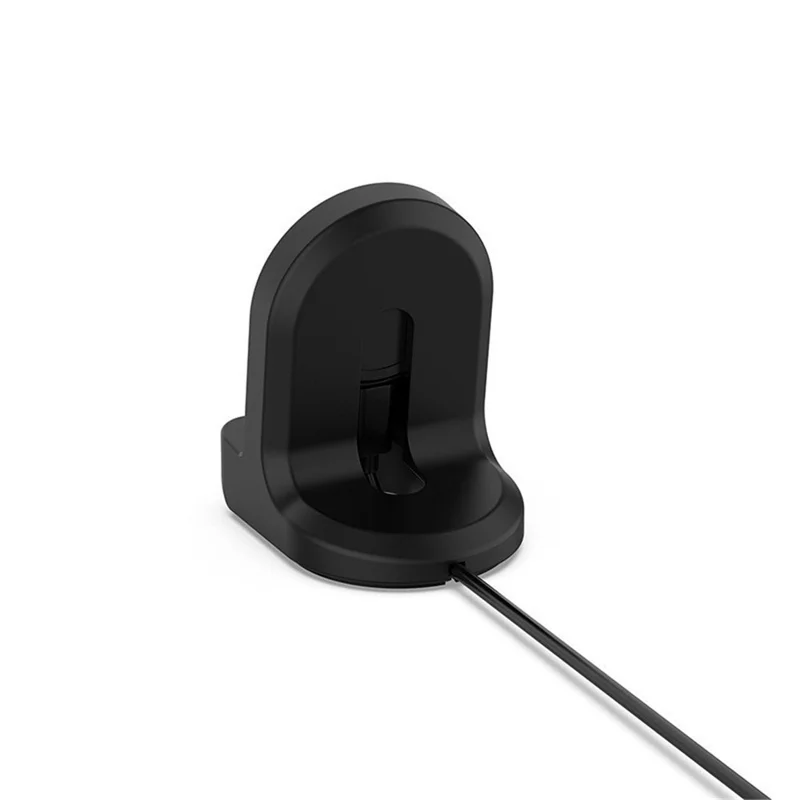 For Xiaomi Watch S1 Pro Smartwatch Charger Charging Pad with Silicone Display Holder - Black
