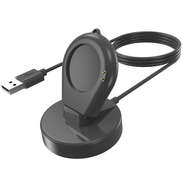 For Xiaomi Watch S3 / S2 46mm / S2 42mm / Watch 2 Pro Wireless Charger USB Charging Dock Station - Black