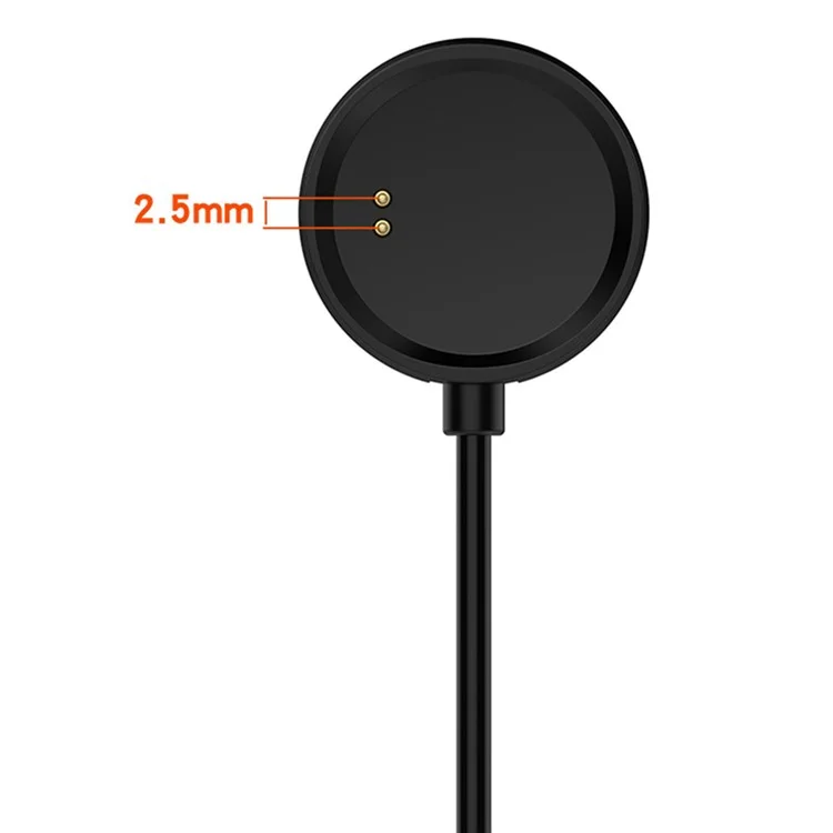 Câble de charge pour montre connectée Realme Watch RMA161 avec support en silicone pour l'écran