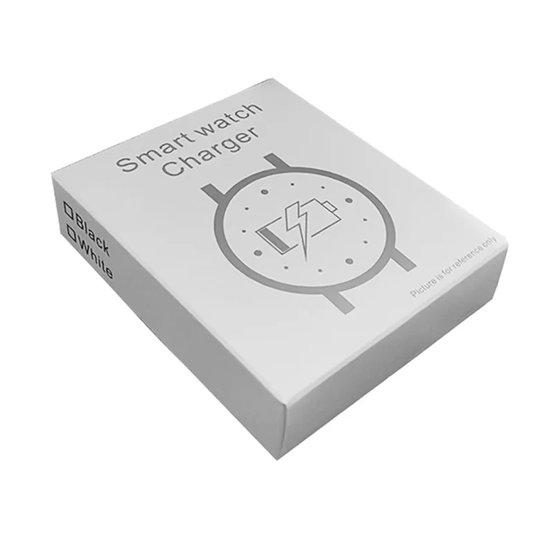 For QCY Watch GTC / Watch WA22GTCA USB 60CM Cable Magnetic Watch Charger Charging Dock - Black