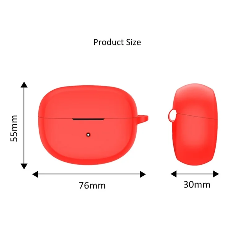 For Bose Ultra Open Earbuds Silicone Cover Bluetooth Earphones Dust Proof Sleeve - Red