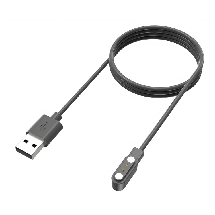 Watch Charger for Zeblaze GTR 3 Pro 100cm Replacement Magnetic Watch Charging Cable - Black