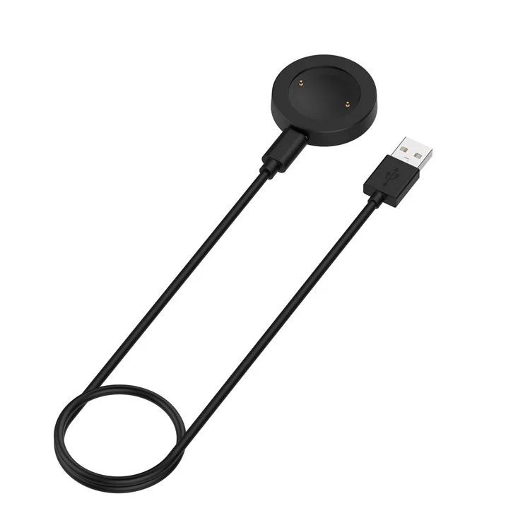 For Honor Watch GS 4 / Watch GS 3 MUS-B19 / Watch 5 / Watch 4 TMA-L19 Charging Dock Watch Charger with 1m Splittable Cable - Black