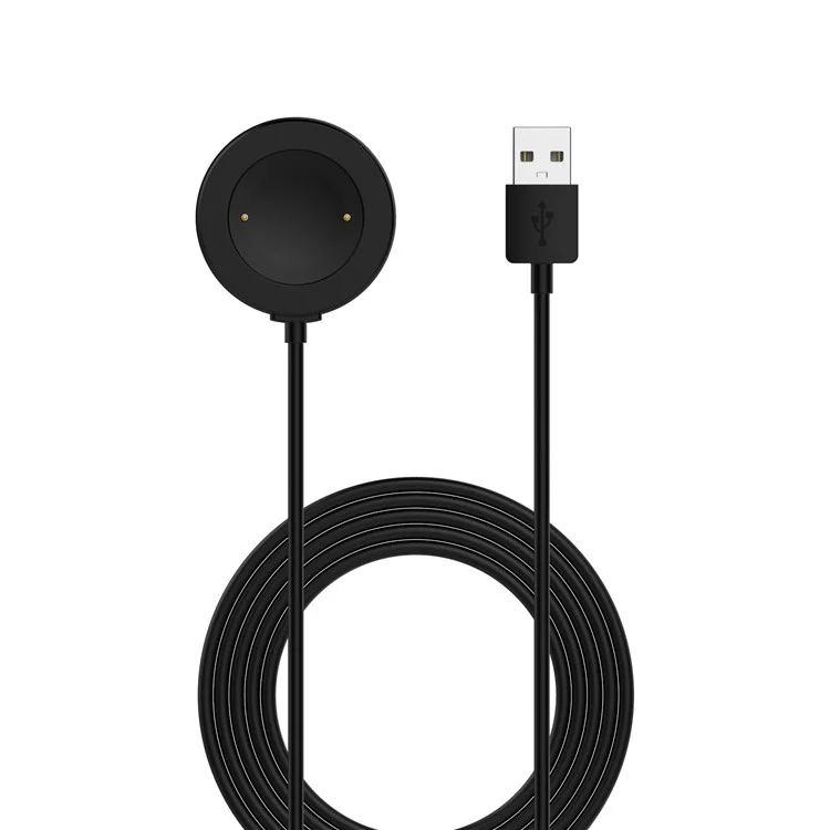 For Honor Watch GS 4 / Watch GS 3 MUS-B19 / Watch 5 / Watch 4 TMA-L19 Charging Dock Watch Charger Integrated with 1m Cable - Black