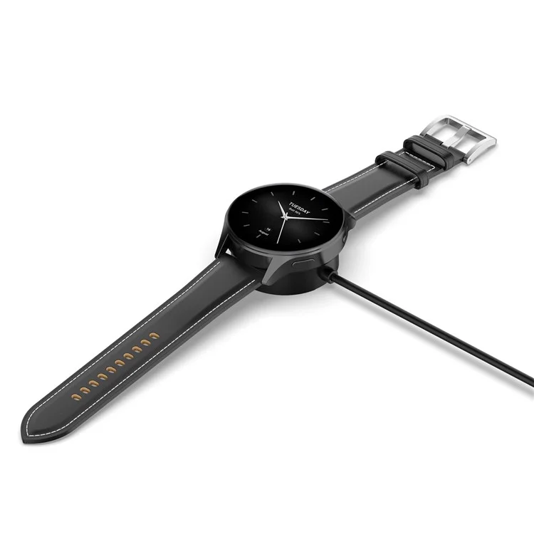Für Xiaomi Watch S4 / Watch 2 Pro S3 S2 H1 magnetisches Smartwatch-Ladegerät mit 100 cm Kabel - Schwarz