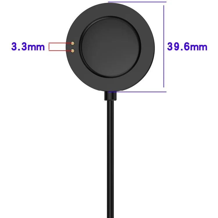 Für Xiaomi Watch S4 / Watch 2 Pro S3 S2 H1 magnetisches Smartwatch-Ladegerät mit 100 cm Kabel - Schwarz