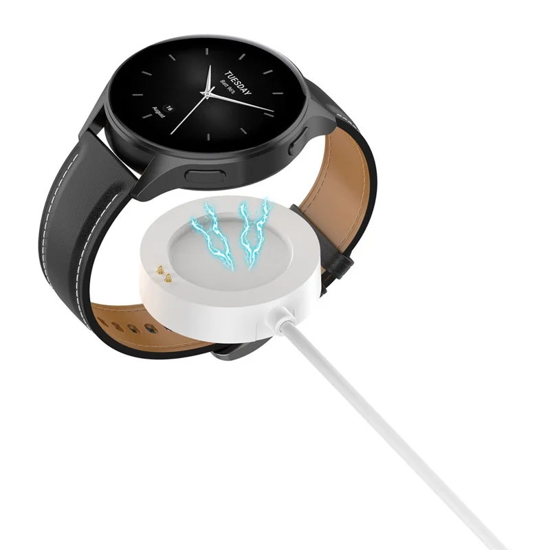 Para Xiaomi Watch S4 / Watch 2 Pro S3 S2 H1 Carregador Magnético de Smart Watch com Cabo de 100cm - Branco