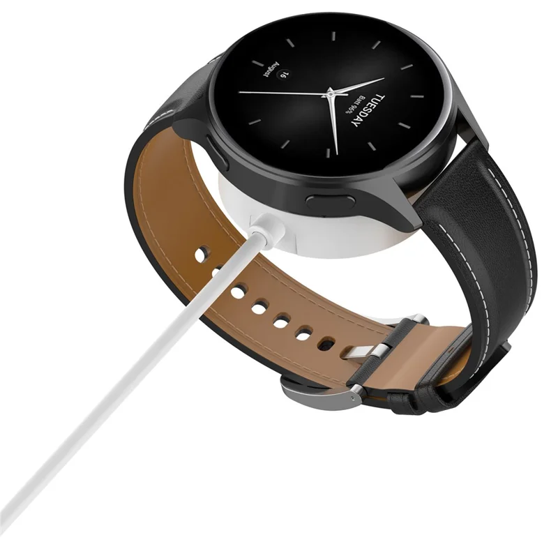 Para Xiaomi Watch S4 / Watch 2 Pro S3 S2 H1 Carregador Magnético de Smart Watch com Cabo de 100cm - Branco