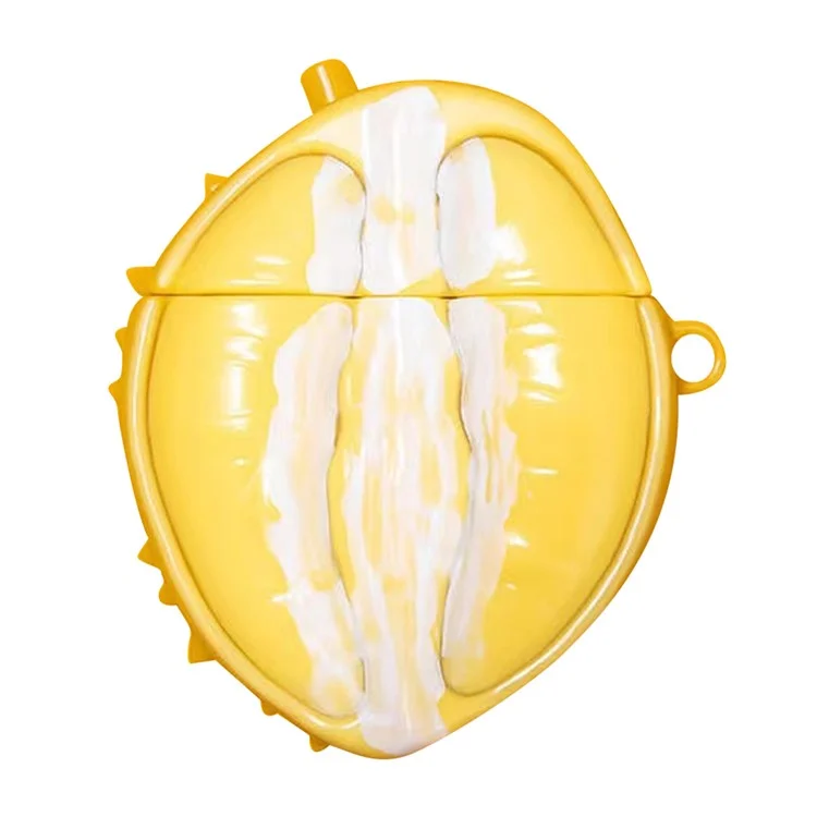 Para Huawei FreeBuds 4 Cute Food Silicone Cover Bluetooth Earphone Protective Sleeve - Durian