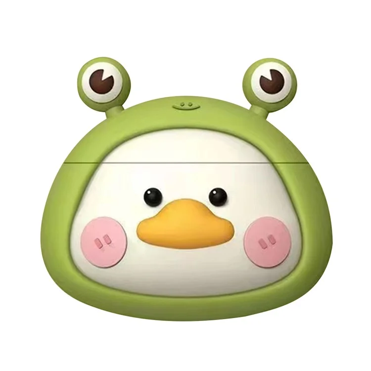 No.5 Silicone Case for Huawei FreeBuds 4 Drop Proof Cartoon Shape Protective Cover - Frog-eyed Duck