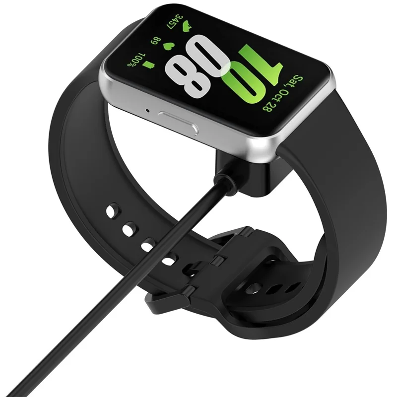 For Samsung Galaxy Fit3 / Honor Band 9 / Huawei Band 9/9 NFC Type-C Port Magnetic Smart Watch Charging Cable - Black