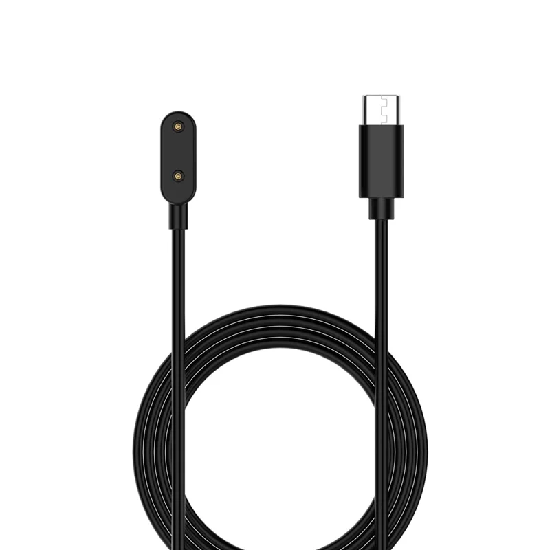 For Samsung Galaxy Fit3 / Honor Band 9 / Huawei Band 9/9 NFC Type-C Port Magnetic Smart Watch Charging Cable - Black