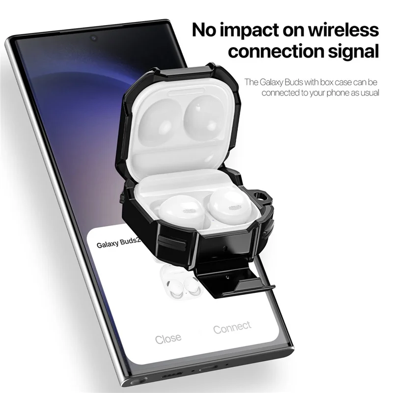DUX DUCIS SECG Series for Samsung Galaxy Buds Live / Buds Pro / Buds2 / Buds2 Pro / Buds FE Earphone Case PC+TPU Cover - White