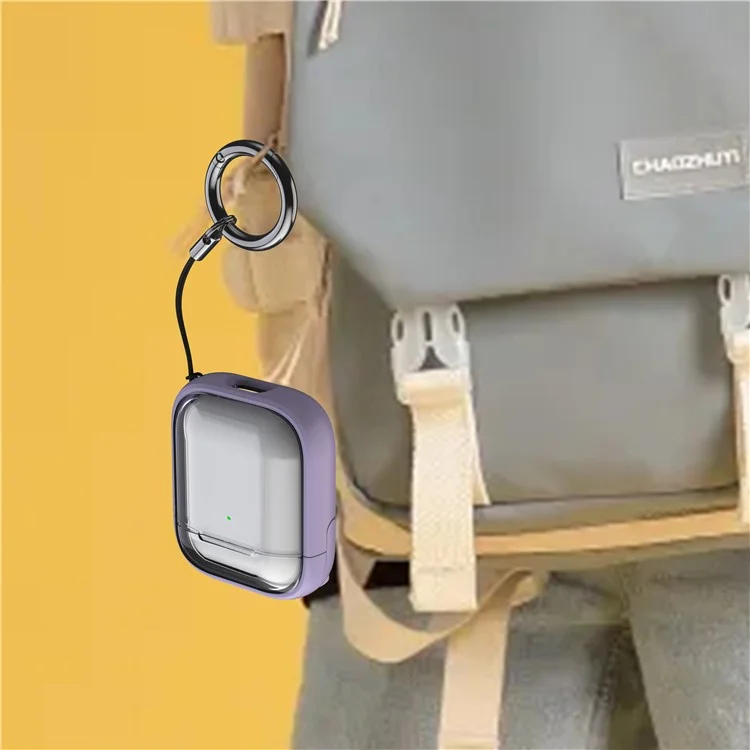 Per Apple AirPods con custodia di ricarica (2016) / (2019) / AirPods con custodia di ricarica wireless (2019) Custodia protettiva - Viola
