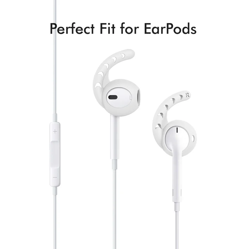 AHASTYLE PT14 for Apple AirPods with Charging Case (2016)  /  (2019)  /  AirPods with Wireless Charging Case (2019) 1 Pair Ear Hooks Ear Tips - White