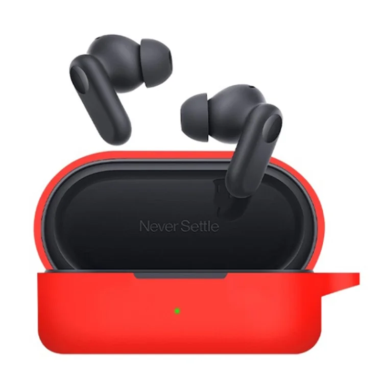 For OnePlus Buds V Wireless Headset Silicone Case Anti-Scratch Earphone Cover - Red