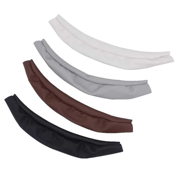 JZF-449 For Corsair Virtuoso RGB Wireless SE Headphone Head Beam Cover Protein Leather Headband Sleeve - Brown
