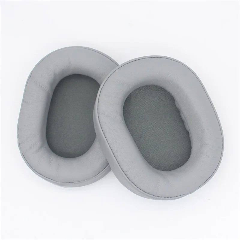 JZF-432 For Corsair HS55 / HS55 Pro / HS65 Replacement Headphone Earpads Protein Leather Earmuffs - Grey