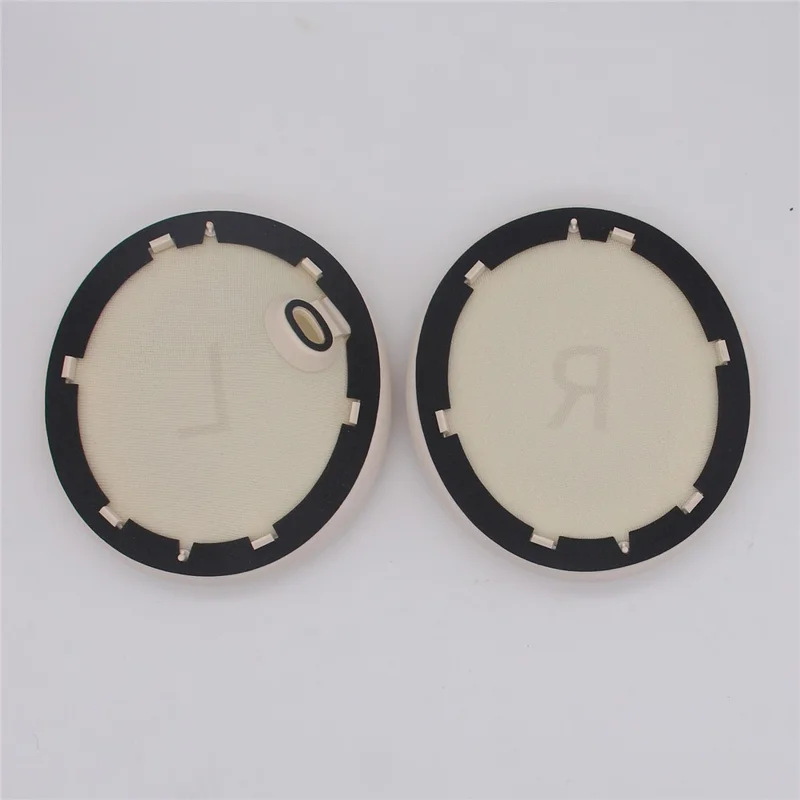 JZF-428 For Anker Soundcore Space One 1 Pair Headphone Earpads Protein Leather+Sponge Soft Earmuffs - Beige