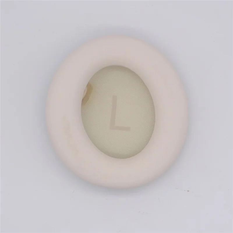 JZF-428 For Anker Soundcore Space One 1 Pair Headphone Earpads Protein Leather+Sponge Soft Earmuffs - Beige